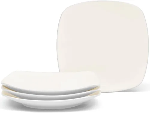 Vista 10 de Noritake Colorwave - Plato llano, borde, 11 pulgadas, juego de 4 en blanco