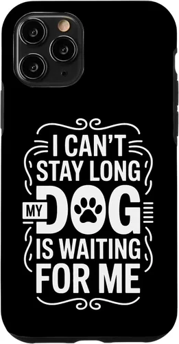 Vista 29 de I Cant Stay Long My Dog is Waiting for Me Pet Parent Case for iPhone 16