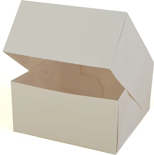 Vista 12 de SCT - Cajas para panadería blancas de una pieza, sin ventana, 4 x 2 x 5.5 pulgadas, blanco, papel, 250