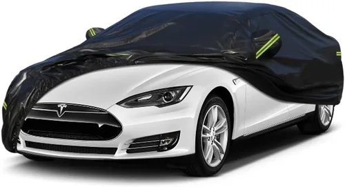 Vista 30 de Kaugung Funda para Coche de Ajuste Personalizado BMW Serie 3 E30 (1982-1994), 7 Capas Resistente al Viento Todo Clima Impermeable Cubierta Exterior