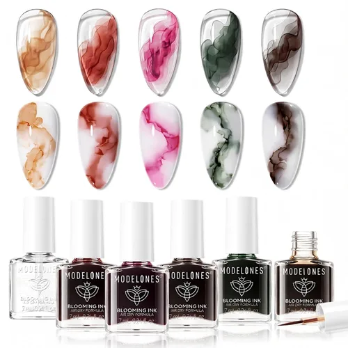 Vista 11 de Modelones - Juego de esmaltes de gel transparente, capa base de gel superior, sin limpieza, 0.5 onzas líquidas Un conjunto claro