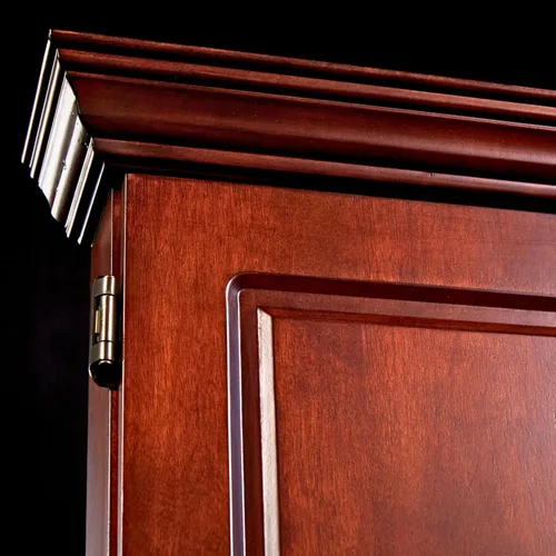 Vista 5 de Barrington Billiards Gabinete de dardos de madera Chatham con tablero de dardos de cerdas de 18" y juego de dardos con punta de acero