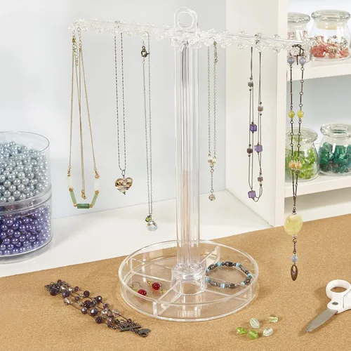 Vista 4 de Soporte para collares con bandeja de joyas