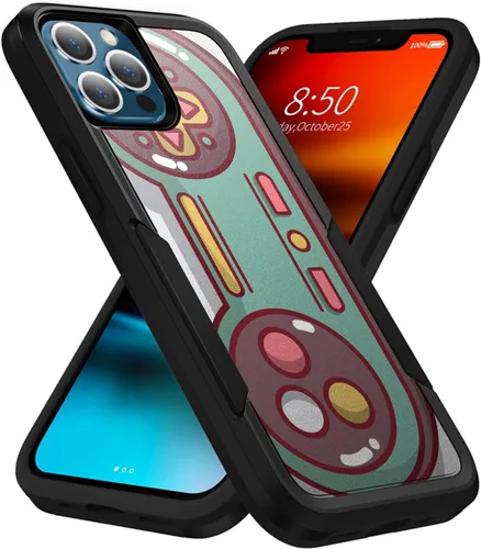 Vista 5 de CasesOnDeck - Funda de agarre compatible con Apple iPhone 13 Pro Max (2021) y iPhone 13 Pro Max [Grip Tactical] Funda delgada y resistente