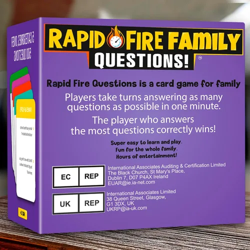 Vista 8 de QUOKKA Juego de tarjetas de conversación familiar – Juego de romper el hielo para niños y familias – Tarjetas rompehielos con más de 500 preguntas
