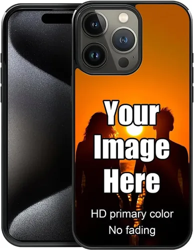 Vista 29 de Funda personalizada para iPhone, funda transparente de TPU suave a prueba de golpes, diseño de tus propias fundas de teléfono compatibles con Apple