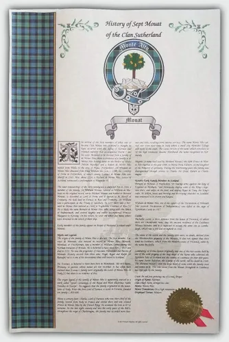 Vista 3 de Lion of the Clan Lyon - Scottish Clan & Sept History 3 Print Combo - Tartan, Buckle, Crest, Last Name Surname Meaning, Genealogy, Family Tree