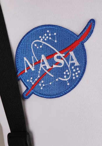 Vista 8 de Women's NASA Patch Astronaut Flight Suit Costume Jumpsuit, Patch, Rib Knit Collar, Front Zipper, Cargo Pocket