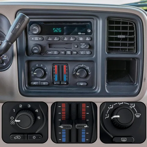 Vista 5 de 599-210XD Módulo de control de CA Calentador HVAC Panel compatible con Chevy Silverado GMC Sierra 2003-2007 1500 2500 3500 Tahoe Suburban Envoy