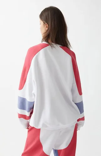 Vista 2 de Land Rover Sudadera clásica de carrera con cuello redondo para mujer