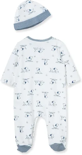 Vista 2 de Little Me - Mameluco para niño, Footie y Sombrero, Perro
