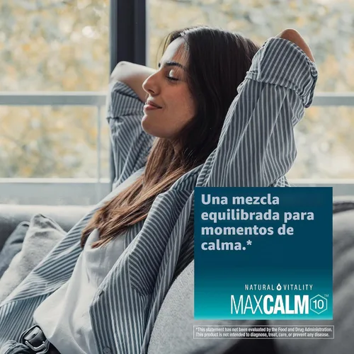 Vista 4 de Natural Vitality Cápsulas complejas de magnesio MaxCalm