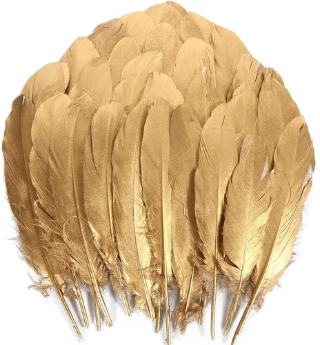 Vista 17 de THARAHT 120 plumas de ganso azul aguamarina naturales a granel de 6-8 pulgadas 5.9-7.9 in para manualidades, bricolaje, cosplay, boda, fiesta
