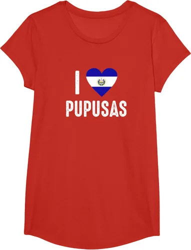 Vista 41 de Camiseta I Love Pupusa from El Salvador