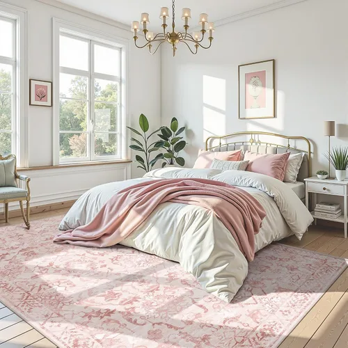 Vista 11 de Alfombra de área pequeña de 2 x 3 pulgadas, color beige, para entrada, baño, cocina, antideslizante, de pelo bajo, lavable, moderna alfombra bohemia