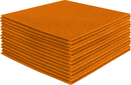 Vista 103 de FabricLA Hojas de fieltro acrílico para manualidades, cuadrados de fieltro precortados suaves de 4 x 4 pulgadas (3.9 in x 3.9 in), utiliza hojas
