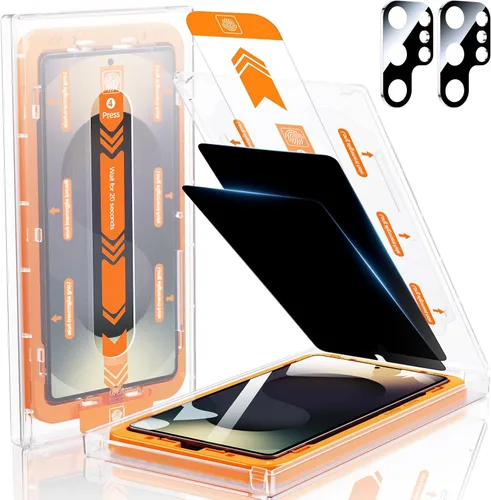 Vista 15 de Paquete de 2+2 protectores de pantalla de privacidad para iPhone 17
