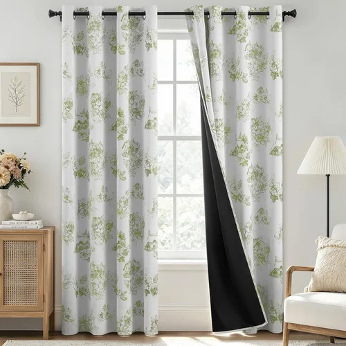 Vista 225 de SimpleHome - Cortinas opacas 100% para recámara, cortinas de ventana con ojales beige, con aislamiento térmico, cortinas de oscurecimiento