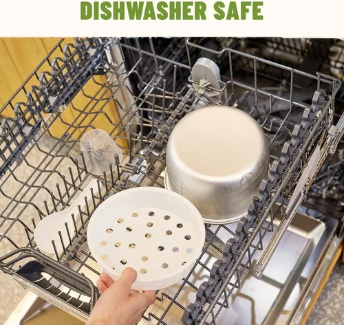 Vista 6 de Arrocera y Vaporera de Alimentos de 10 Tazas de Arroz Crudo - Olla Interior con Revestimiento Cerámico No Tóxico, Multifunción de Un Toque