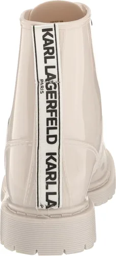 Vista 3 de Karl Lagerfeld Paris Botas de combate Topanga-Rain Bootie para mujer