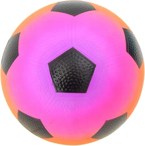 Vista 2 de Rhode Island Novelty Bola de fútbol arco iris de 9 pulgadas, uno por pedido