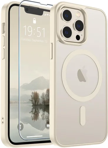 Vista 262 de SUPFINE Funda magnética para iPhone SE 2022 (3ª)/2020 (2ª), iPhone 8 (compatible con MagSafe) (protección contra caídas de grado militar), funda