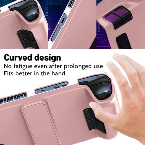 Vista 5 de Funda protectora para cubierta de vapor con soporte, carcasa protectora antideslizante para cubierta de vapor hecha de material de PC, accesorios