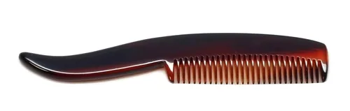 Vista 28 de #10 Peine de dientes estrechos hecho a mano Tortuga Havana Acetato fino recto fino desenredante Parting Grooming Teasing Peluquería Peluquería