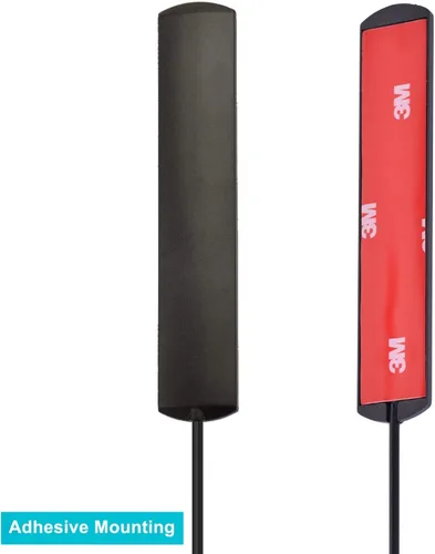 Vista 7 de Bingfu Antena de coche estéreo para coche, antena de radio FM AM, montaje adhesivo para coche, antena de parche oculto para vehículo, camión, SUV