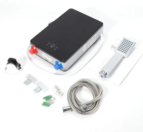 Vista 2 de Calentador de agua eléctrico sin tanque Máquina de calentamiento de agua instantáneo Calentador de agua sin tanque eléctrico para baño ducha 6500 W
