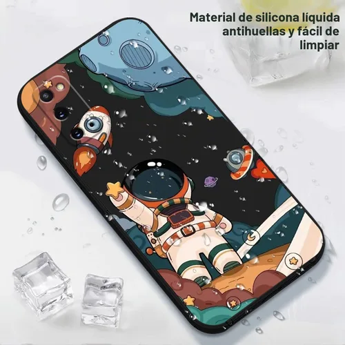 Vista 6 de LEECG para Samsung Galaxy S20 Funda, Diseño Creativo Lateral con Forro de Microfibra de Silicona Suave con Patrón de Flores para Cubierta de negro