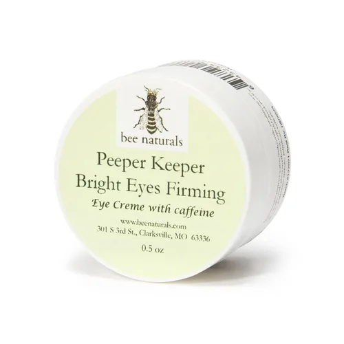 Vista 2 de Bee Naturals Peeper Keeper Bright Eyes Firming Crème - Crema para Ojos Brillantes y Reafirmante Enriquecida con Cafeína para Reducir la Hinchazón