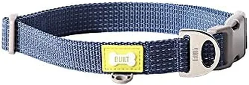 Vista 10 de BUILT Pet Nightsafe - Collar para perro pequeño, rosa y gris