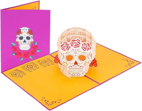 Vista 8 de PopLife Tarjeta desplegable 3D de caldero de Halloween, recuerdo de fiesta de truco o trato, caldero de bruja espeluznante y calabazas, sorpresa