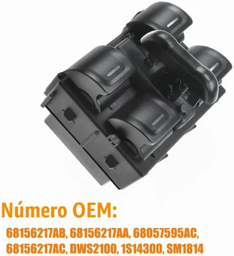 Vista 3 de Interruptor eléctrico de ventana para Jeep Wrangler 2012-2018