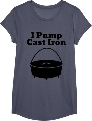 Vista 13 de I Pump - Camiseta de hierro fundido para cocinar al horno holandés