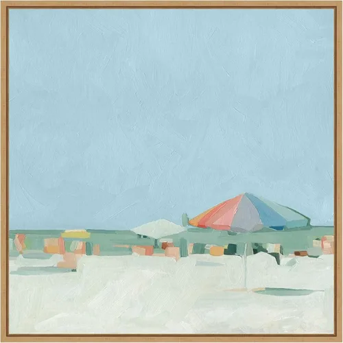 Vista 20 de Amanti Art Lienzo enmarcado para pared, 16 x 16 pulgadas, paleta de verano II por Emma Scarvey, lienzo enmarcado para pared, obras de arte