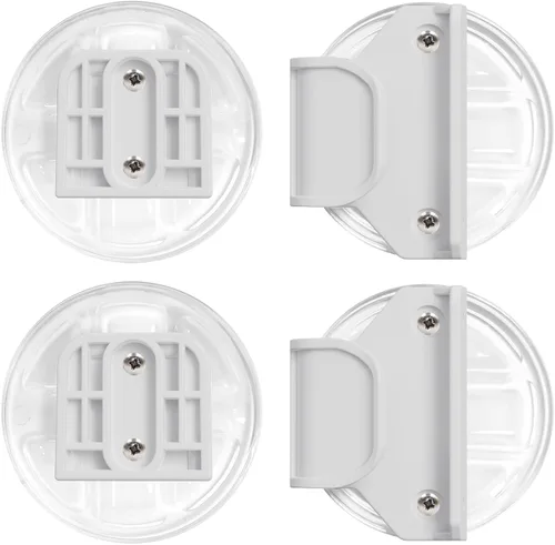 Vista 13 de HAMOPY - Puertas retráctiles para bebé, 33 pulgadas de alto, puerta de bebé extra ancha de hasta 71 pulgadas, puerta de malla autoblocante duradera