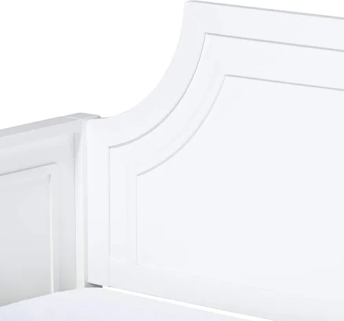 Vista 6 de Baxton Studio Sofá cama, individual, blanco