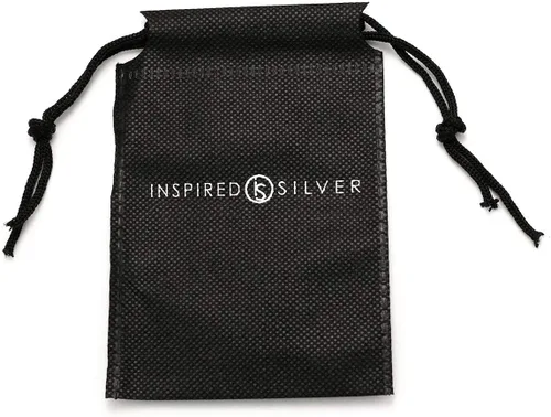 Vista 4 de Inspired Silver - Collar de plata con colgante de corazón de 18.0in con circonita cúbica