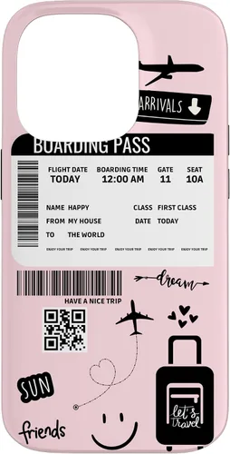 Vista 17 de Funda rosa para iPhone 14 Pro Max