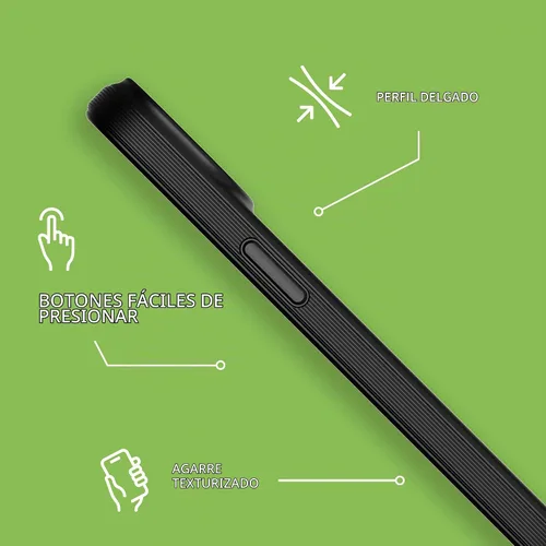 Vista 6 de Tech21 EvoLite - Funda para iPhone 16e / 15, funda fina de protección contra impactos, color negro