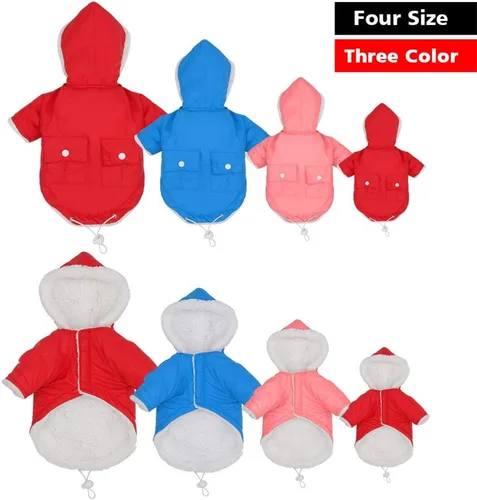 Vista 4 de SOCHII - Ropa para perro caliente para perros pequeños Chihuahua Pug Bulldog francés Roupa Cachorro, s, Azul