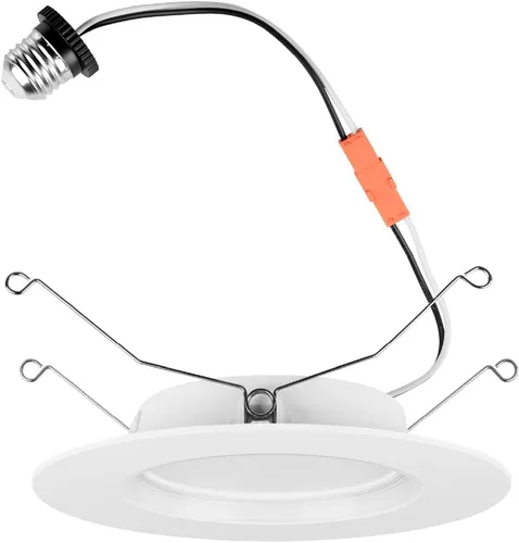 Vista 21 de Sylvania - Kit de luz empotrable de 5 pulgadas/6 pulgadas con tecnología LightSHIELD, LED germicida, 9 W = 65 W, 700 lúmenes, 5 CCT selección