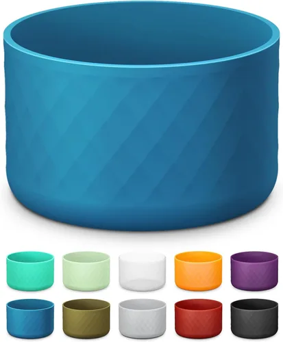 Vista 11 de Funda de silicona para botella de agua Owala de 40 oz, funda protectora antideslizante para botellas de acero inoxidable FreeSip/Twist/Flip
