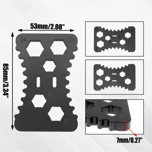 Vista 7 de Herramienta de bloqueo del árbol de levas para Mazda Miata X-5 1990-2005, herramienta de aluminio para instalación de correa de distribución