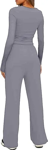 Vista 3 de Conjunto deportivo de dos piezas para mujer 2025, conjunto de ropa deportiva a juego