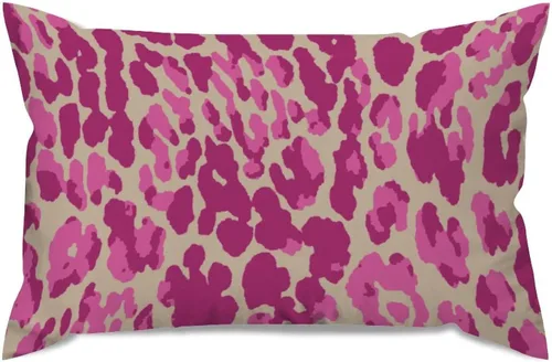 Vista 90 de ArogGeld Funda de almohada para sofá, guepardo y leopardo, estampado de leopardo, funda de cojín decorativa de granja para sala de estar