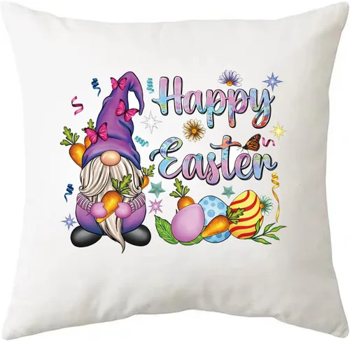 Vista 5 de Parches de transferencia termoadhesivos de Pascua, conejito de Pascua, huevos de flores, zanahoria, cesta de transferencia de calor, vinilo