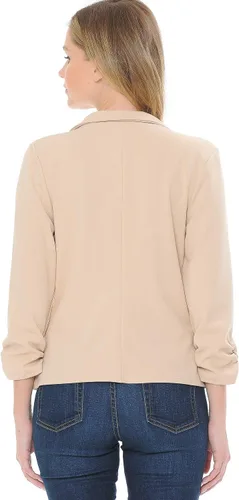 Vista 6 de MINEFREE Chaqueta de punto para mujer, ligera, informal, de manga 34 (S-3XL)